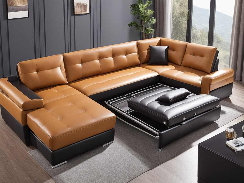 The Ultimate Space-Saving Solution With The MANBAS Convertible Sleeper Sofa