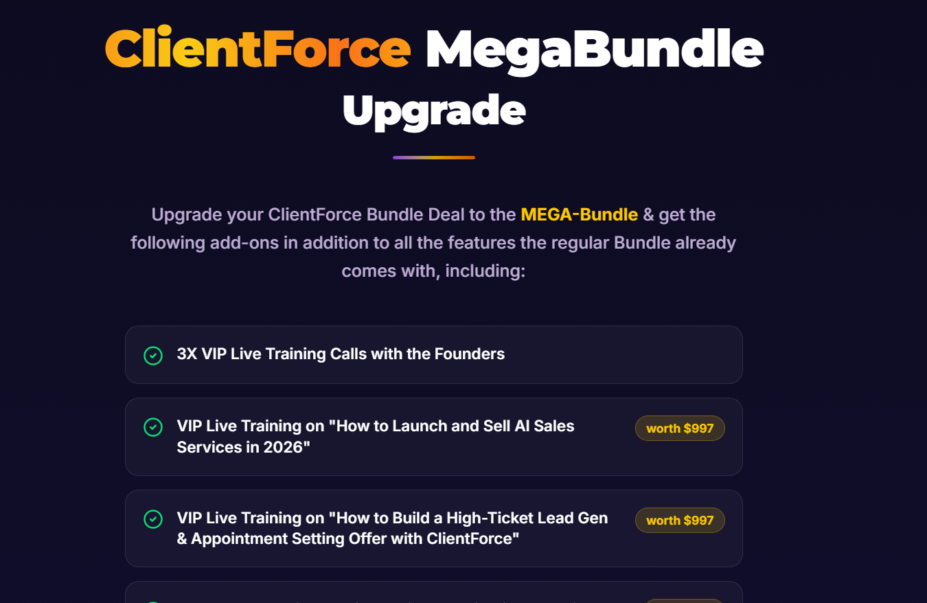 Mastering Lead Generation: A Deep Dive into the Clientforce Mega Bundle for Rapid Growth