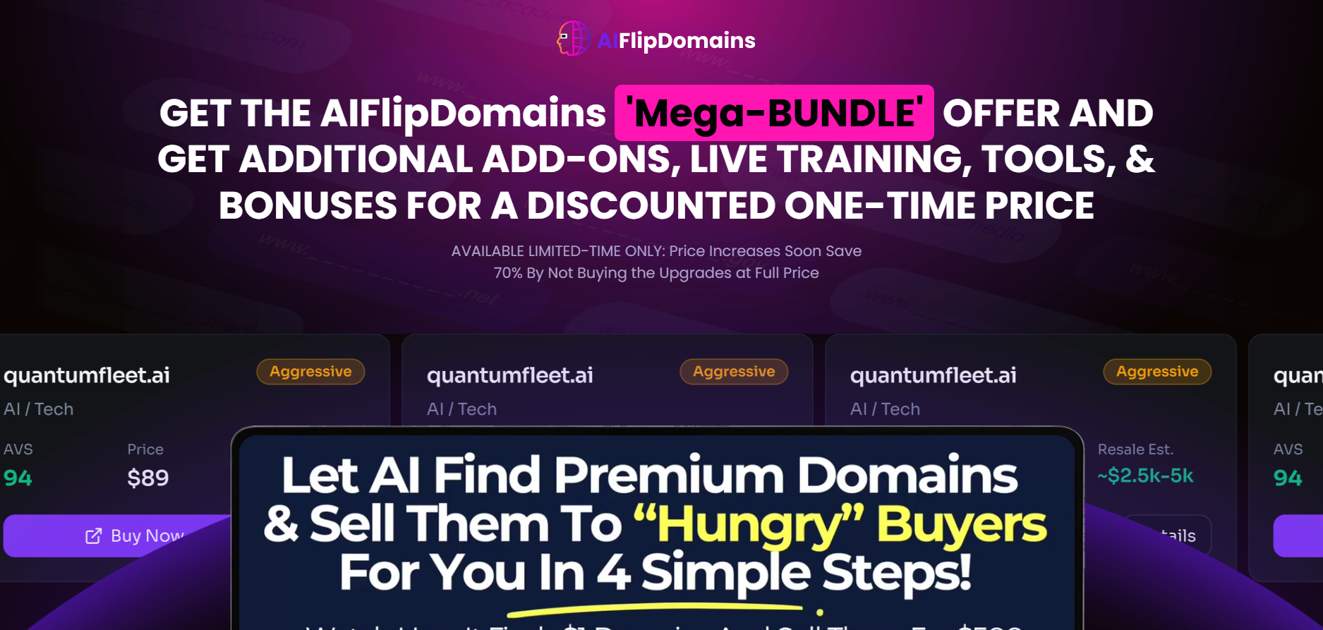 AIFlipDomains MegaBundle Review: How to Master AI-Powered Domain Flipping for Profit