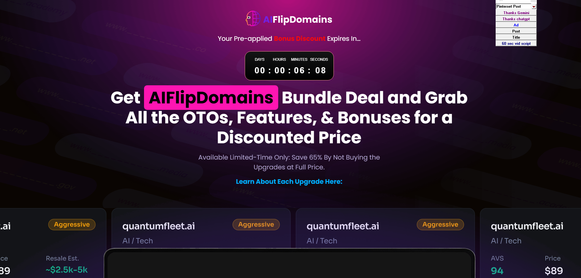 🚀 Turning Digital Real Estate Into Gold: The AIFlipDomains xBundle